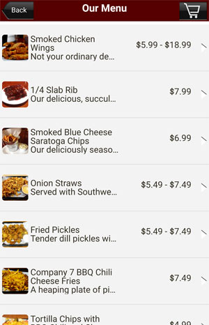 Online ordering on mobile for Company 7 BBQ - Illustration 5
