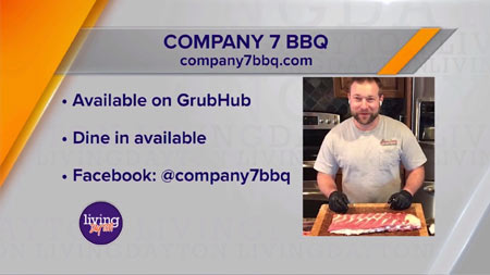 Company 7 BBQ Featured on Living Dayton – Preparing Baby Back Ribs