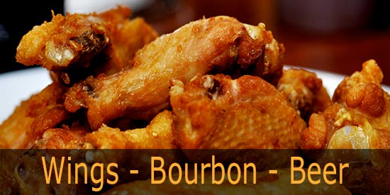 Tuesday special - Wings, Bourbon & Beer