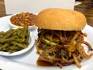 Company 7 Smoked Pull Pork Sandwich